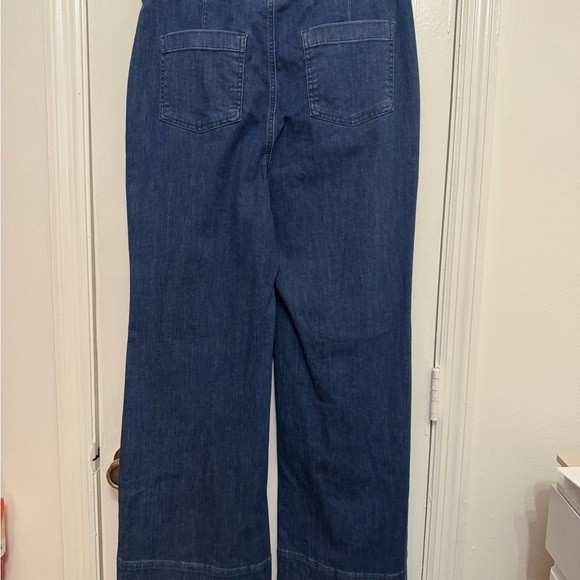 Chico's Dark Blue Wide Leg Jeans - Picture 2 of 2